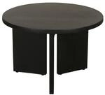 byLIVING Couchtisch ROUND, Breite 60 cm, schwarz