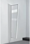 Gutta Typ B1/PC Vordach-Seitenteil klar, 200 x 60 cm, wei&szlig;