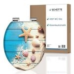SCH&Uuml;TTE MDF WC-Sitz BEACH AND WOOD, mit Absenkautomatik
