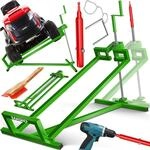 MASKO&reg; XXL Rasentraktorheber 450 kg Hebevorrichtung Hebeb&uuml;hne Aufsitzm&auml;her &ndash;