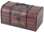 HMF 6411-125 Schatztruhe aus Holz, 25 x 15 x 13 cm, Klein, Japan
