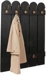 Wandgarderobe MCW-N95, Garderobe Garderobenpaneel, Paulownia 7 Haken 86x60cm ~