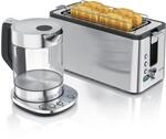 Arendo Fr&uuml;hst&uuml;cks-Set mit Wasserkocher 1,5 l und...