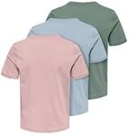 Kids Only T-Shirt REXI HEART Kurzarmshirt 3er Pack