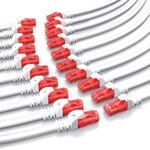 CSL 20x Cat 6 Gigabit Ethernet LAN Kabel - mehrfach geschirmt - UTP Gigabit -...