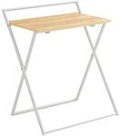 SoBuy Klappbarer Schreibtisch Holzfarbe 63,5x40x78,5cm Minimalistisch