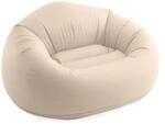 INTEX Sitzsack Beanless Bag Chair aufblasbarer Sessel creme Sitzkissen sitzen