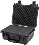 HMF ODK100 Outdoor-Fotokoffer, Transportkoffer mit Rasterschaumstoff, 34 x 29,5 x