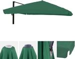 Ersatz-Bezug f&uuml;r Luxus-Ampelschirm MCW-A96 mit Flap, Sonnenschirmbezug...