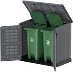 VCM StoreAway Aufbewahrungsbox Gartenhaus 2er M&uuml;lltonnenbox 1200 l, 145 x 125 x 83