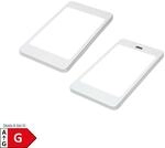 LED Unterbauleuchte, silber-grau, warmweiss, mit Sensor, 2er SET