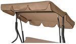 DEGAMO Dachplane f&uuml;r Hollywoodschaukel FLORIDA 170x110cm, cremefarben
