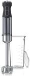 Arendo Edelstahl Stabmixer mit Messbecher Handmixer - P&uuml;rierstab - stufenlose