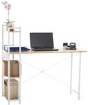 CLP Schreibtisch Poe I B&uuml;rotisch Mit Stauraum I Computertisch Mit Regalen I