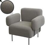 Lounge-Sessel MCW-L83, Cocktailsessel Polstersessel Sessel, Stoff/Textil Metall ~