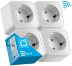 Echos Smart WLAN Steckdose 4er Pack 16A App-gesteuert Sprachsteuerung
