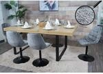 6er-Set Esszimmerstuhl MCW-A60, K&uuml;chenstuhl Stuhl Drehstuhl, Stahl MVG Stoff/Textil