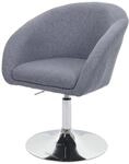 Esszimmerstuhl MCW-F19, K&uuml;chenstuhl Stuhl Drehstuhl Loungesessel, drehbar