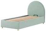 MOON Polsterbett 90 x 200 cm mit Bettkasten, inkl Lattenrost, Bezug trendiger...
