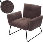 Lounge-Sessel MCW-K34, Cocktailsessel Sessel, Boucl&eacute; Stoff/Textil MVG-zertifiziert ~