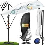 KESSER&reg; Sonnenschirm Ampelschirm SUN XL 300 x 300 cm Inkl. Abdeckung...