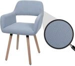Esszimmerstuhl MCW-A50 II, Stuhl K&uuml;chenstuhl Polsterstuhl, Holz Stoff/Textil Cord