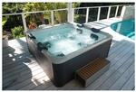 MSpa Whirlpool OSLO AERO PLUS 2026 XXL 180cm inkl. App, LED, 8 Hydromassaged&uuml;sen,
