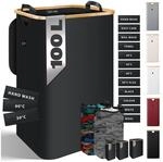 KESSER&reg; W&auml;schekorb mit Deckel faltbar W&auml;schebox W&auml;schetruhe W&auml;schetonne 