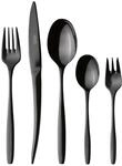 M&auml;ser Besteck-Set, Edelstahl Nigran Schwarz