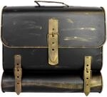 HMF 505-23 Briefkasten Antik SCHULRANZEN 122, 36 x 41 x 8,5 cm gold