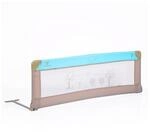 Cangaroo Bettschutzgitter, Bettgitter 130 x 43,5 cm f&uuml;r zuhause und unterwegs blau