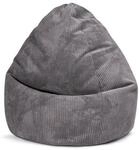 Sitzsack BeanBag Shara XXL - 300 Liter in Cord-Optik anthrazit