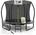 Juskys Trampolin SkyBounce S &Oslash; 228 cm &ndash; Gartentrampolin mit PowerSpring