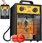 MASKO&reg; Elektroheizer Heizl&uuml;fter Bauheizer mit integriertem Thermostat elektrisch