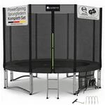 Juskys Trampolin JumpMaster XL &Oslash; 305 cm &ndash; Gartentrampolin mit Netz, Leiter &