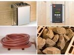 Weka Saunaofenset 4 - 9,0 kW OS mit Ofenanschlu&szlig;kabel