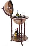 Globusbar MCW-D83, Minibar Hausbar Weinregal, Weltkugel &Oslash; 33cm rollbar