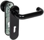 H&ouml;rmann FS Wechselgarnitur D-110 Kurzschild PZ Knopf K-130 Kunst. schwarz 454685