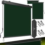 KESSER&reg; Senkrechtmarkise Au&szlig;enrollo Handkurbelmechanismus Balkonrollo Sonnen &