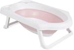Cangaroo faltbare Babybadewanne Maui, 84 cm lang, Wasserablauf, Ablagef&auml;cher rosa