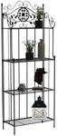 CLP Pflanzenregal Metall klappbar Flora, Blumenregal 4 Ebenen, Standregal im