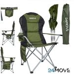 24MOVE&reg; Campingstuhl Salvador faltbar Camping Klappstuhl gepolstert inkl.