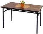 Esstisch MCW-H10b, Tisch Bistrotisch, Metall Ulme Holz Industrial Gastronomie MVG
