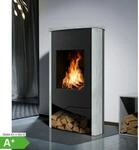 WAMSLER Kaminofen N-Line Nevada - Naturstein Serpentino, 5 kW