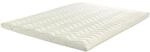 Letti Moderni Topper Lux Latex Wei&szlig; 100x190 cm &ndash; H&ouml;he 8 cm