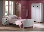 Vipack Set Amori bestehend aus: Einzelbett, Nachtkonsole und Kleiderschrank...