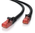 CSL Cat 6 Gigabit Ethernet LAN Kabel - mehrfach geschirmt - UTP Gigabit - 1000 Mbit/s