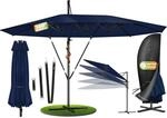 KESSER&reg; Sonnenschirm Doppelsonnenschirm 4,6m x 2,7m Ampelschirm Abdeckung &