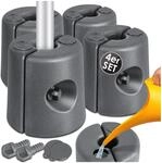 KESSER&reg; Pavillonstandf&uuml;&szlig;e 4er Set Pavillon Standfu&szlig; mit Wasser/Sand bef&uuml;llbar 22