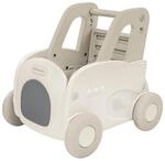 Kikkaboo Lauflernwagen 4 in 1 Trolie Ziehspielzeug, Rutscher, Aufbewahrungsbox beige